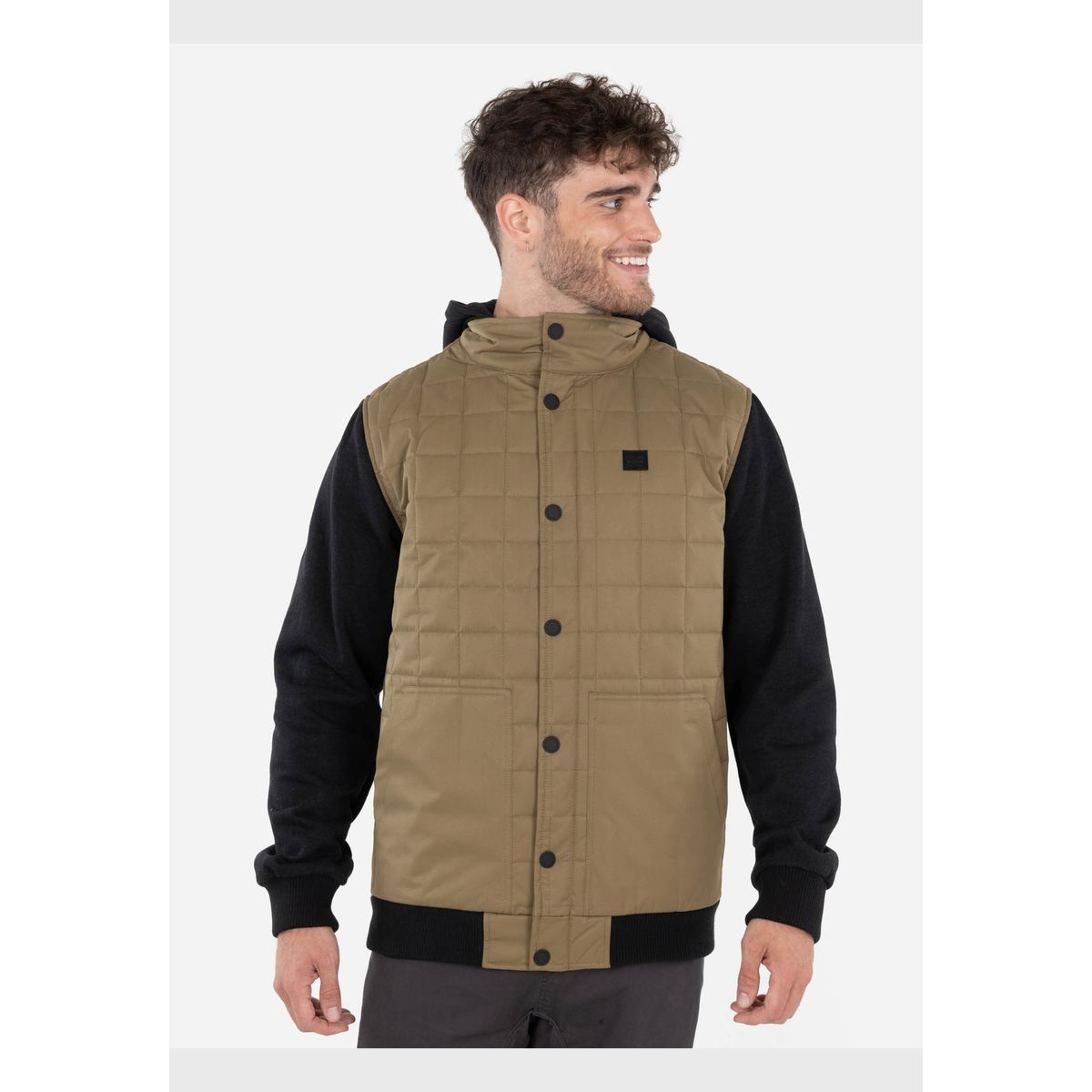 MAUI AND SONS - Casaca BOMBER SOLID Hombre Café Maui and Sons