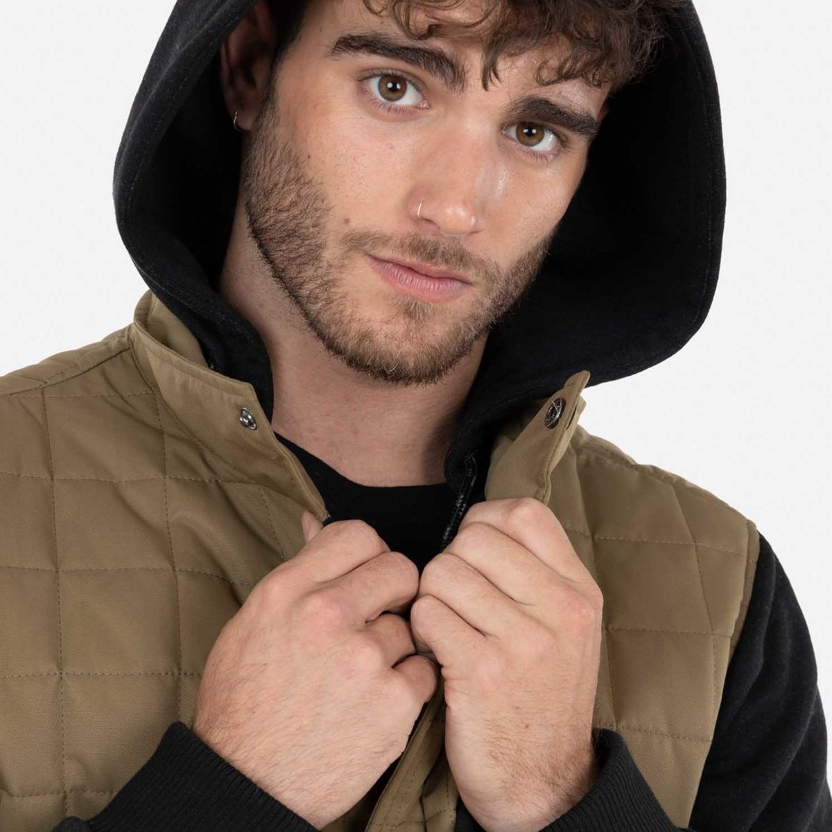 MAUI AND SONS - Casaca BOMBER SOLID Hombre Café Maui and Sons