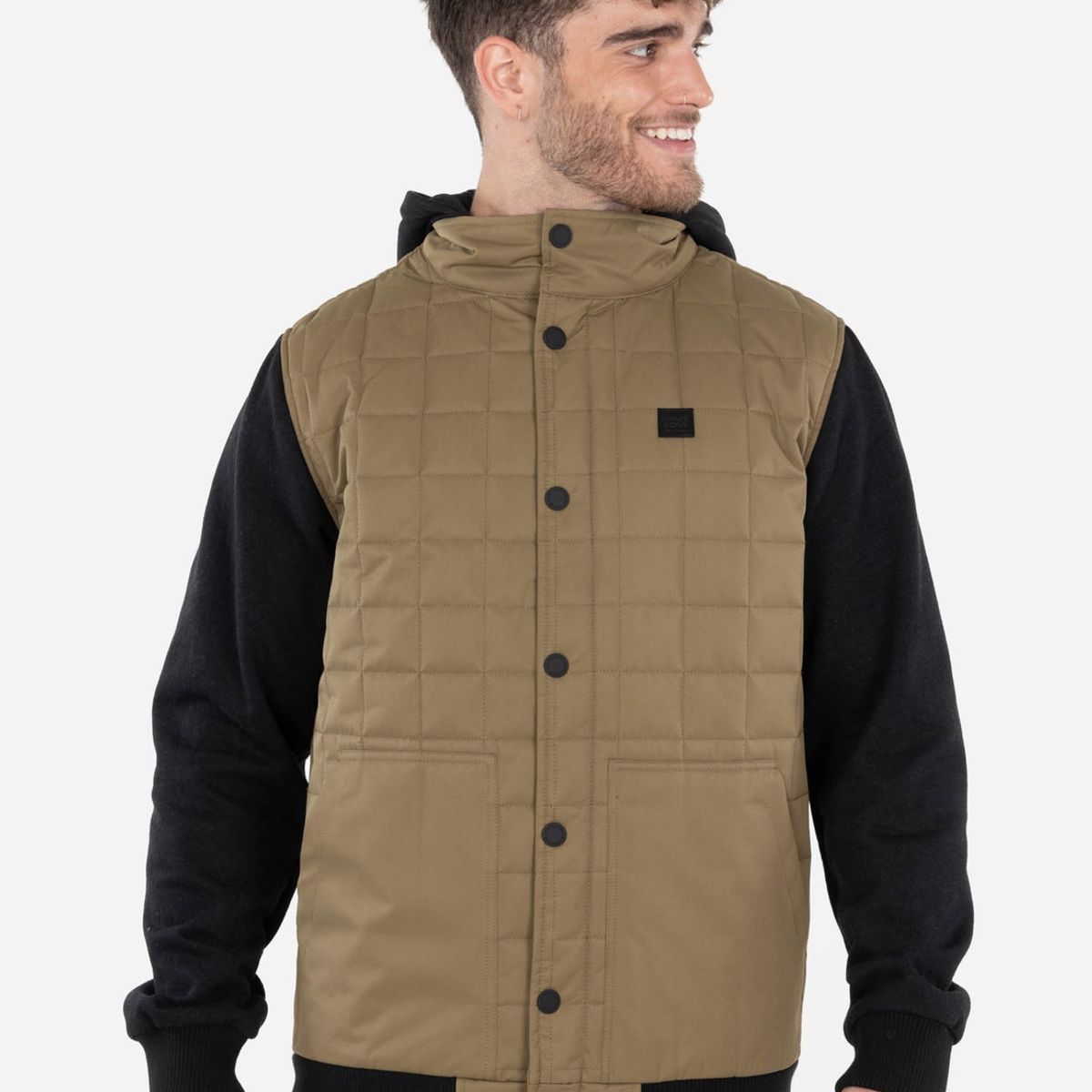 MAUI AND SONS - Casaca BOMBER SOLID Hombre Café Maui and Sons