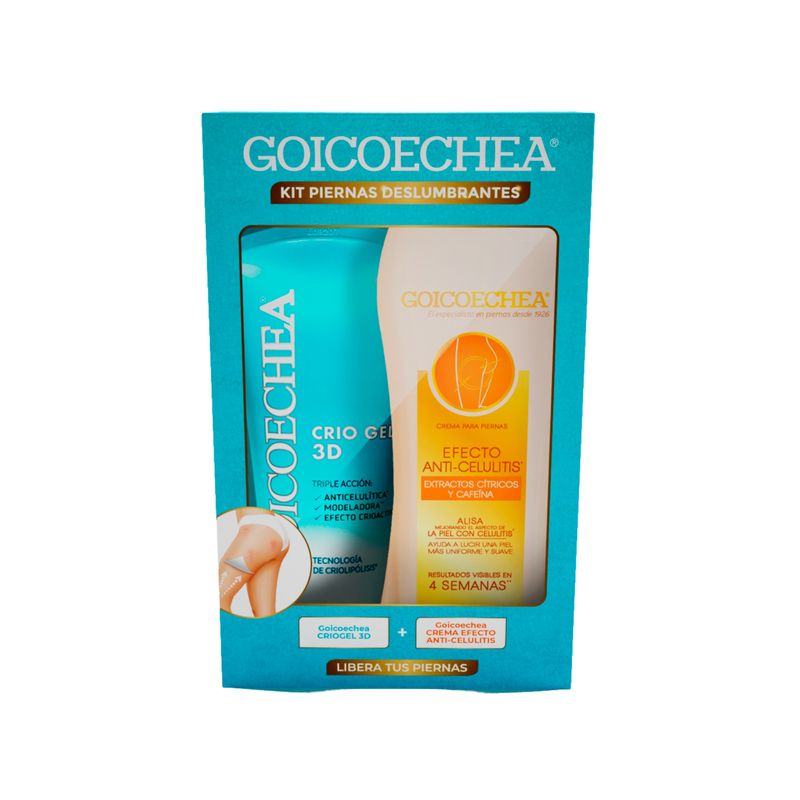 GOICOECHEA - Pack Goicoechea Criogel 3D 200ml más Crema Anticelulitis 400ml