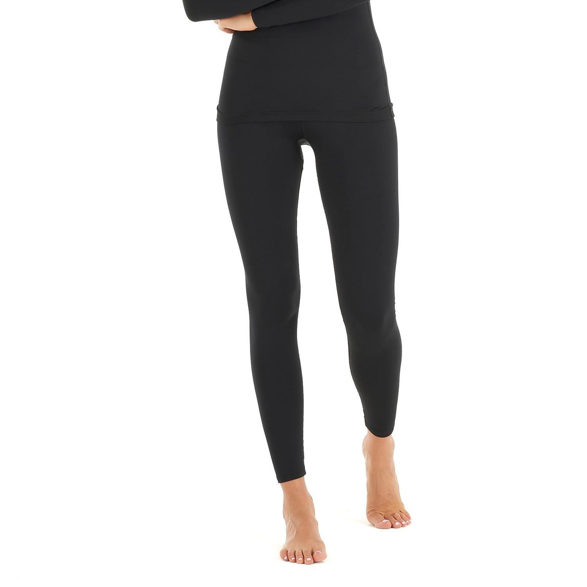 HAKA HONU - Primera Capa Mujer Huemul Bottom Negro Haka Honu