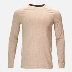 HAKA HONU - Primera Capa Hombre Huemul Top Print Beige