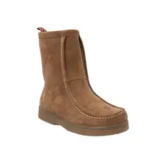 HUSH PUPPIES - Botas Planas Bota cuero mujer yukon marrón