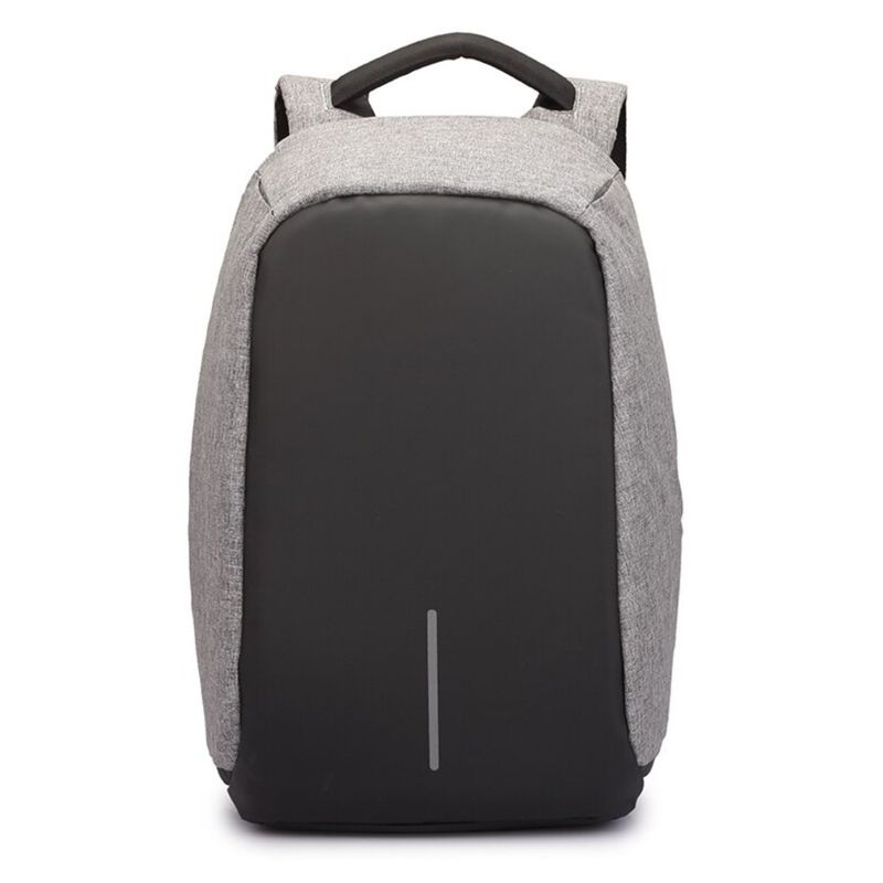 IMPORTCLICK - Mochila Bolso Notebook Antirrobo Ajustable Acolchado 25 L Gris - Gris
