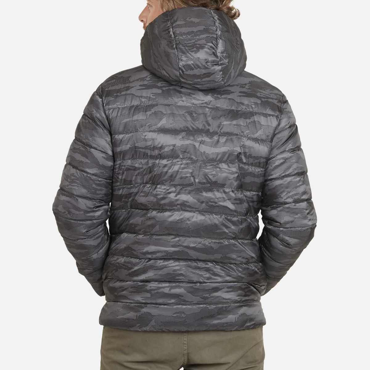RIP CURL - Parka Reversible Camo Black Hombre Multicolor Rip Curl