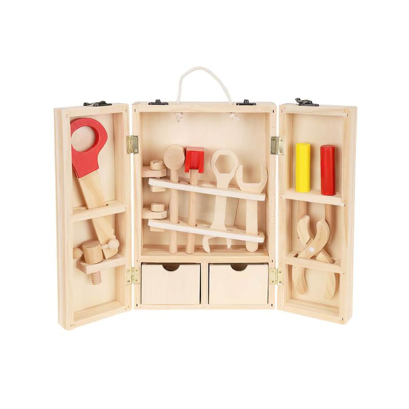 OEM - Caja Herramienta maleta Juguete Madera…