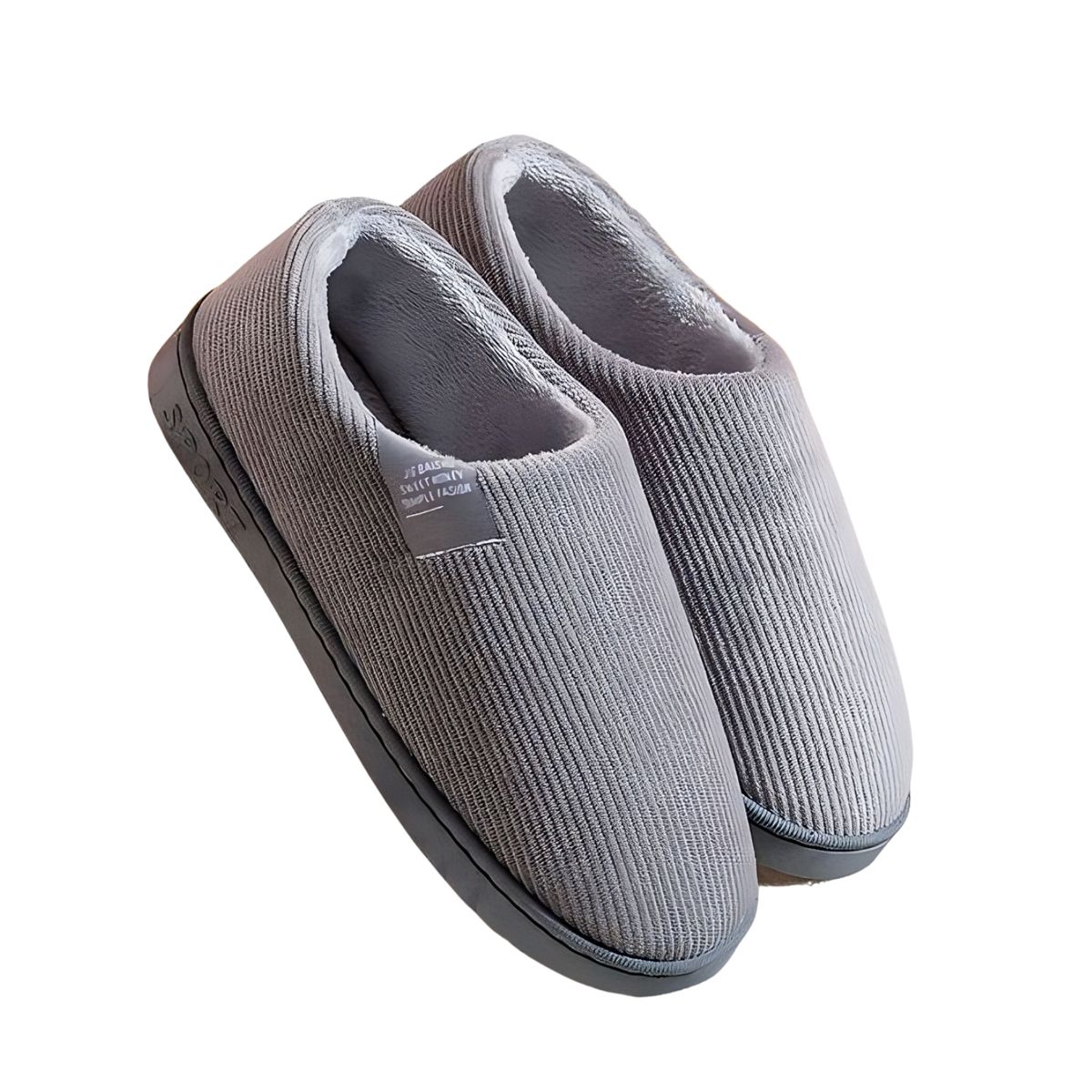 CRUSEC - Pantufla Hombre Y Mujer Colores - Gris