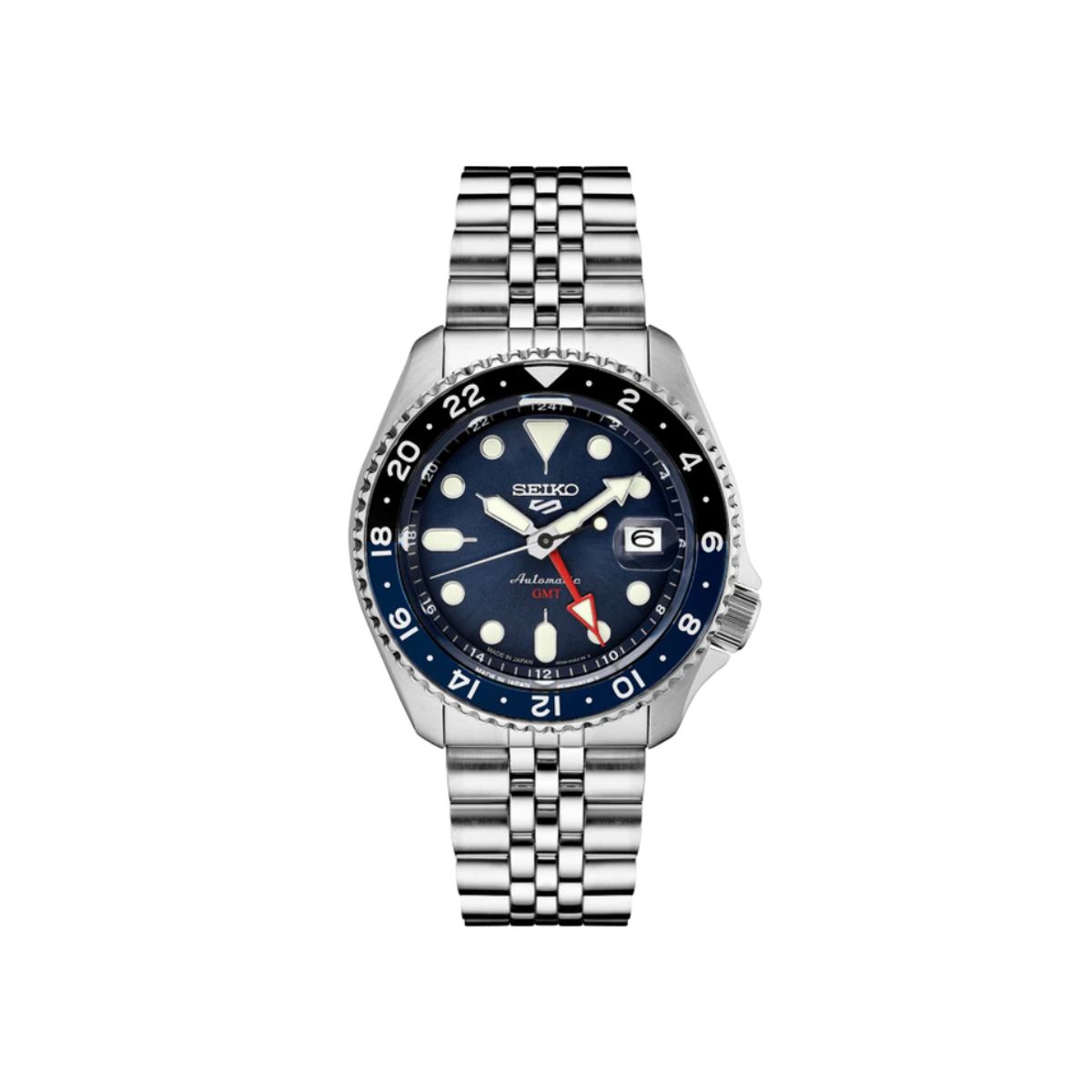 SEIKO - Reloj Hombre Seiko 5 Sports GMT SSK003K1