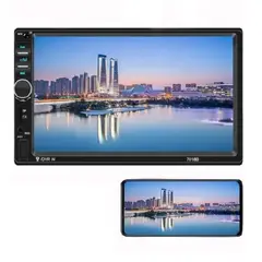 GENERICO - Radio Auto 2 Din Mirror Link Bt Pantalla Tactil Mp5 Estéreos 213172