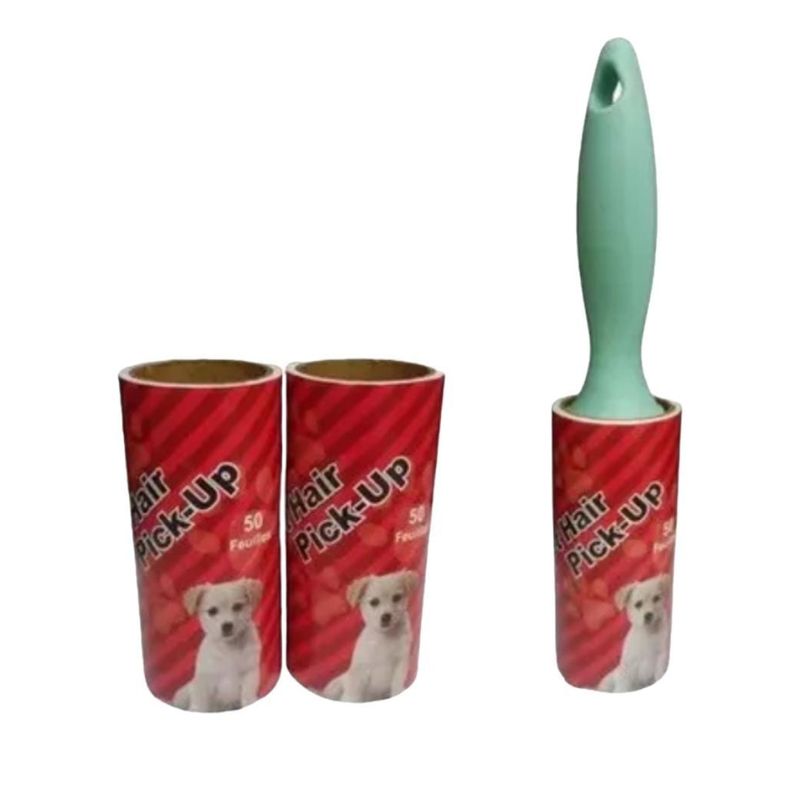 GENERICO - Rodillo Mascota Quita Pelos y Pelusa de Mascotas + 2 Repuestos