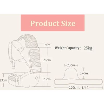 Imagen 2 del producto PORTABEBE MOCHILA CANGURO ERGONOMICA AIEBAO