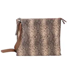 POLLINI - Cartera Bandolera Venecia Animal Print