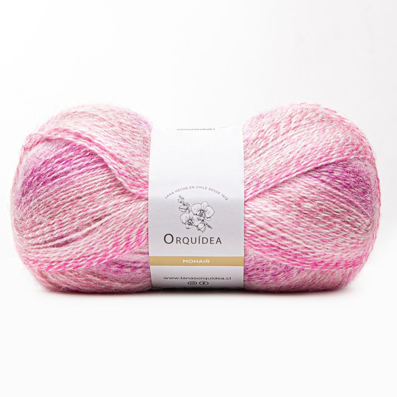 GENERICO - Lana Mohair Orquidea 100grs - Palo Rosa