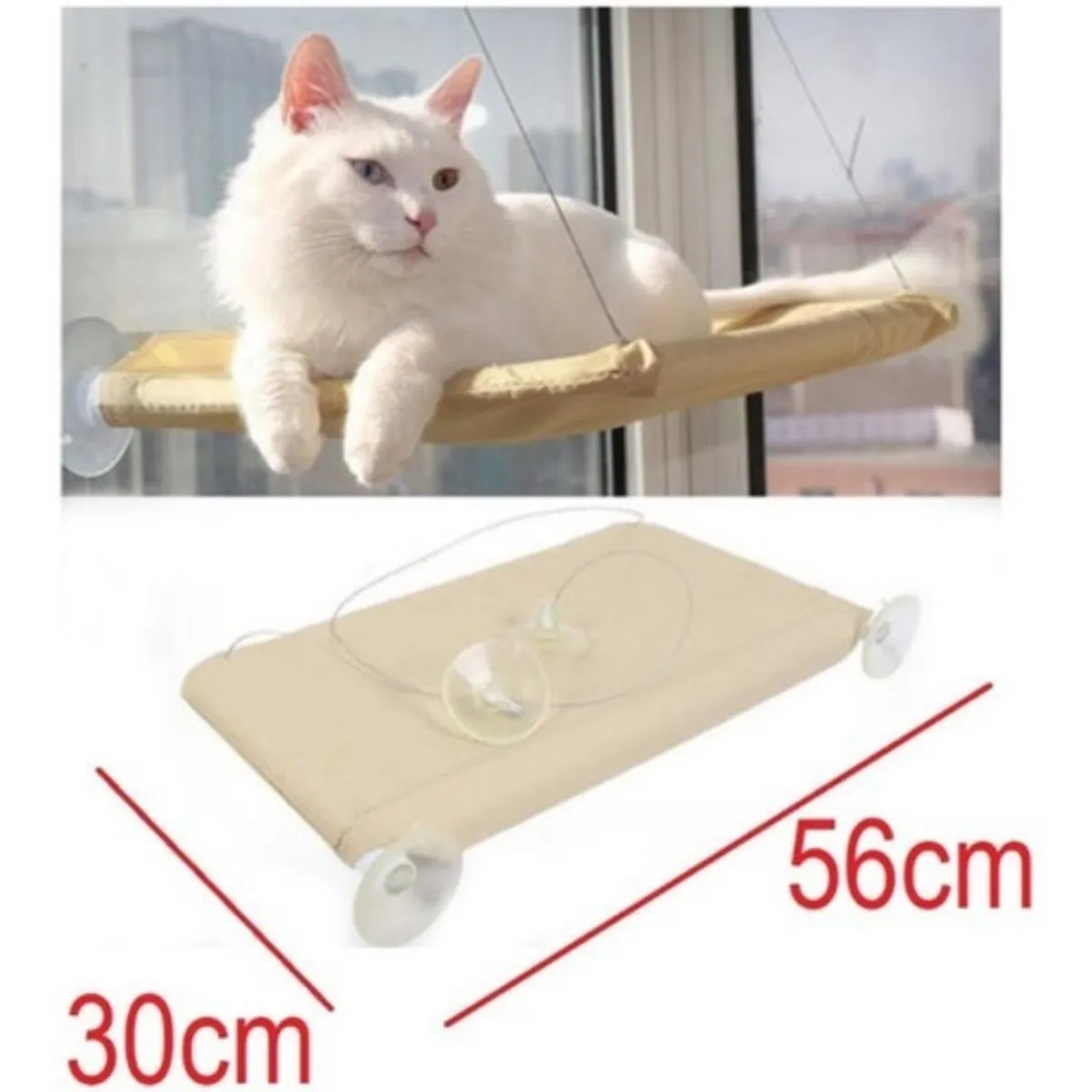 GENERICO - Cama Para Ventanas Tipo Hamaca Para Gatos