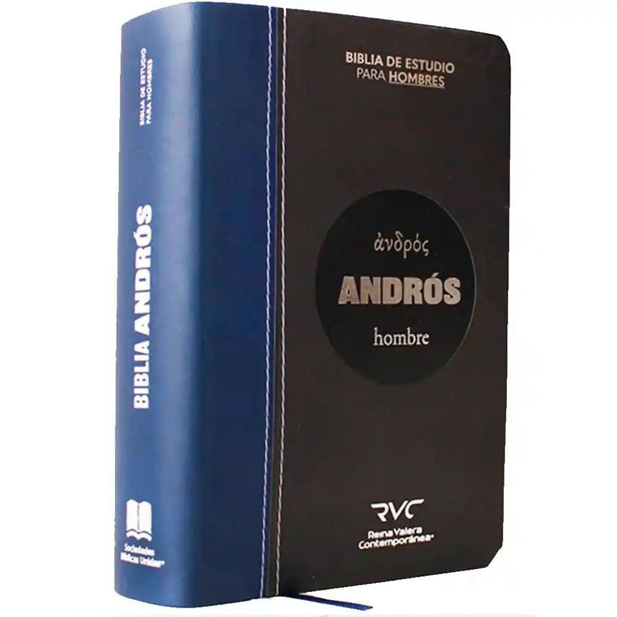 SOCIEDADES BIBLICAS UNIDAS - Biblia de Estudio para hombres Andros RVC