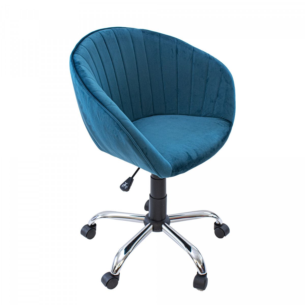 GENERICO - SILLA DE ESCRITORIO AREMARK TERCIOPELO PETROLEO BIGHOUSE