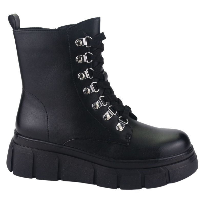 CHALADA - Botin Mujer Negro Casual Chalada Micca-2