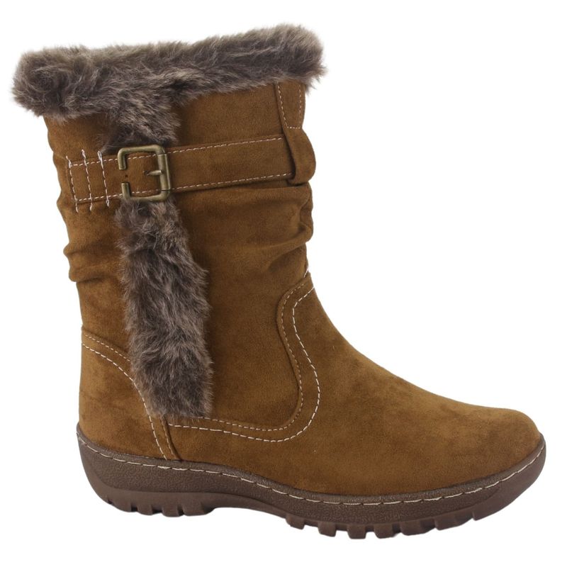 CHALADA - Botin Mujer Camel Casual Chalada Qual-4