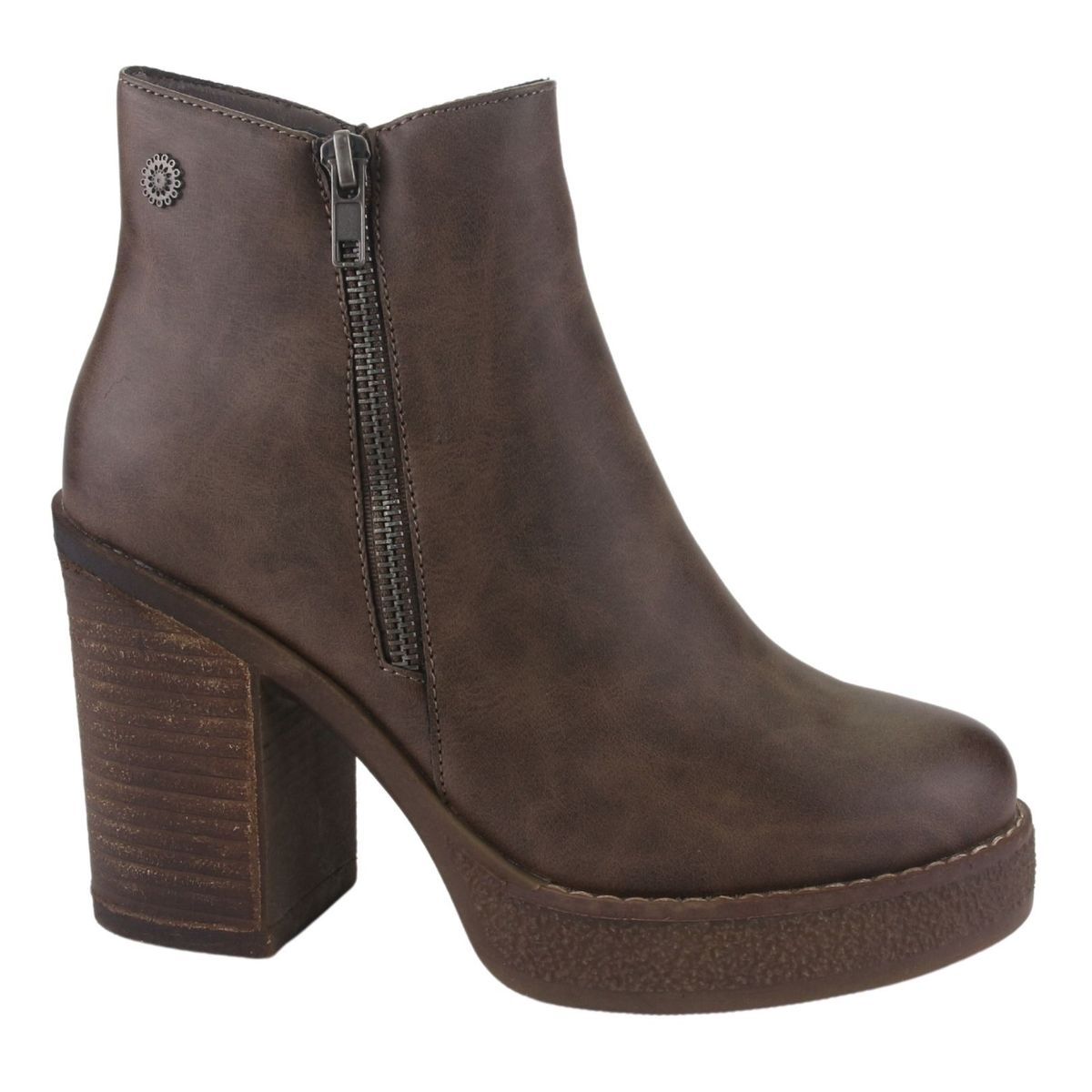 CHALADA - Botin Mujer Taupe Casual Chalada Ella-12