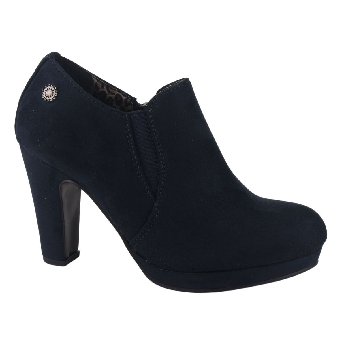 CHALADA - Botin Mujer Azul Marino Casual Chalada Plataform-8