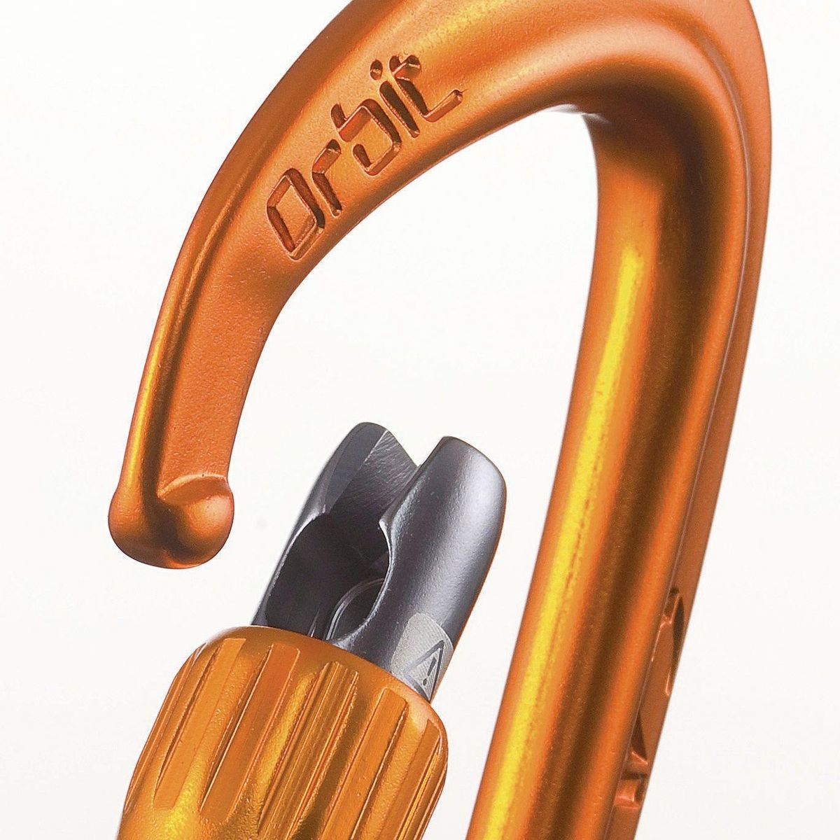 ANDESGEAR - Mosquetón Orbit Lock Naranja ANDESGEAR