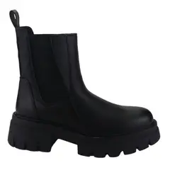 CHALADA - Botin Mujer Negro Casual Rust-11