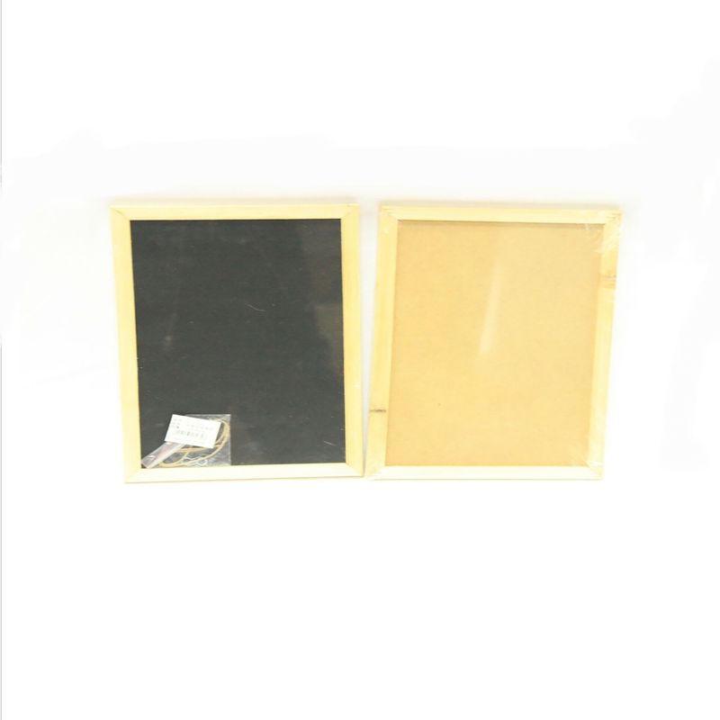 GENERICO - Pizarra Doble Cara Corcho - Tiza 20x30 Marco Madera