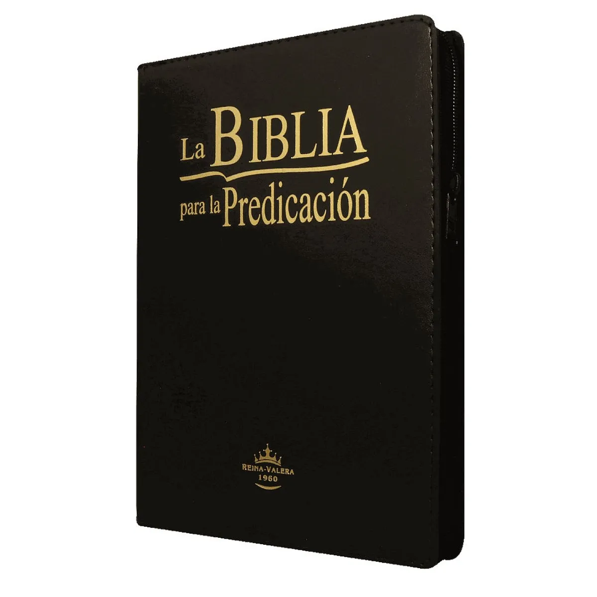SOCIEDAD BIBLICA DE BRASIL - Biblia para la predicación RVR 1960 negra con indice y cierre