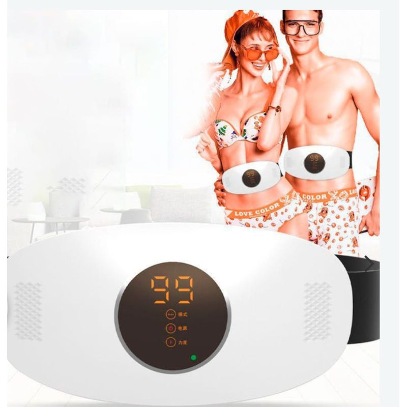 GENERICO - Cinturon Masajeador Reductor Electro Terapia EMS Premium