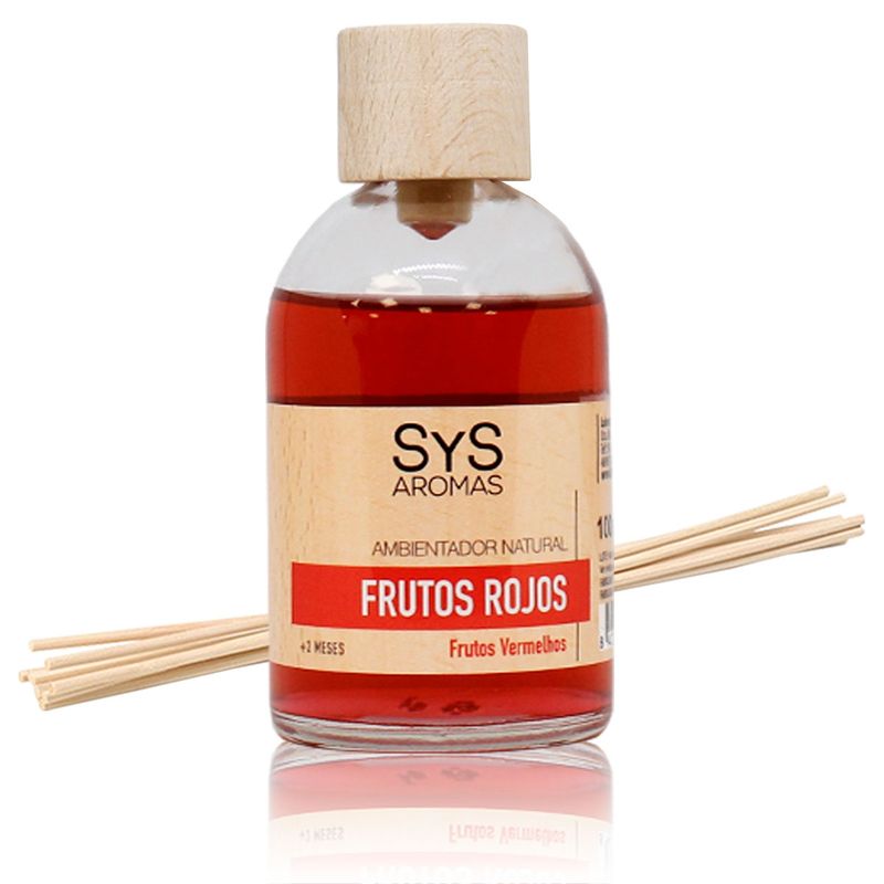 GENERICO - Ambientador SYS  Mikado Varillas De Ratan / Frutos Rojos 100ml