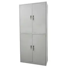 GENERICO - Estante Metalico 4 Puertas Con Repisas 185mts