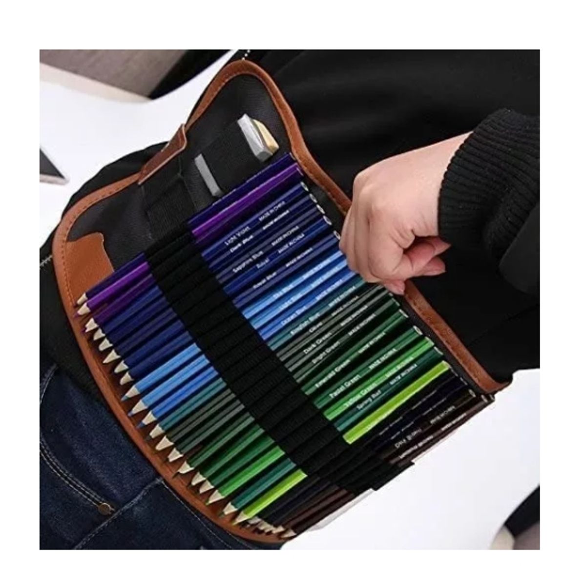 ESHOPANGIE - Juego De 50 Lápices De Colores Profesionales De Arte