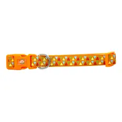 MASCAN - Collar Triángulo Naranja Tallas S Perro