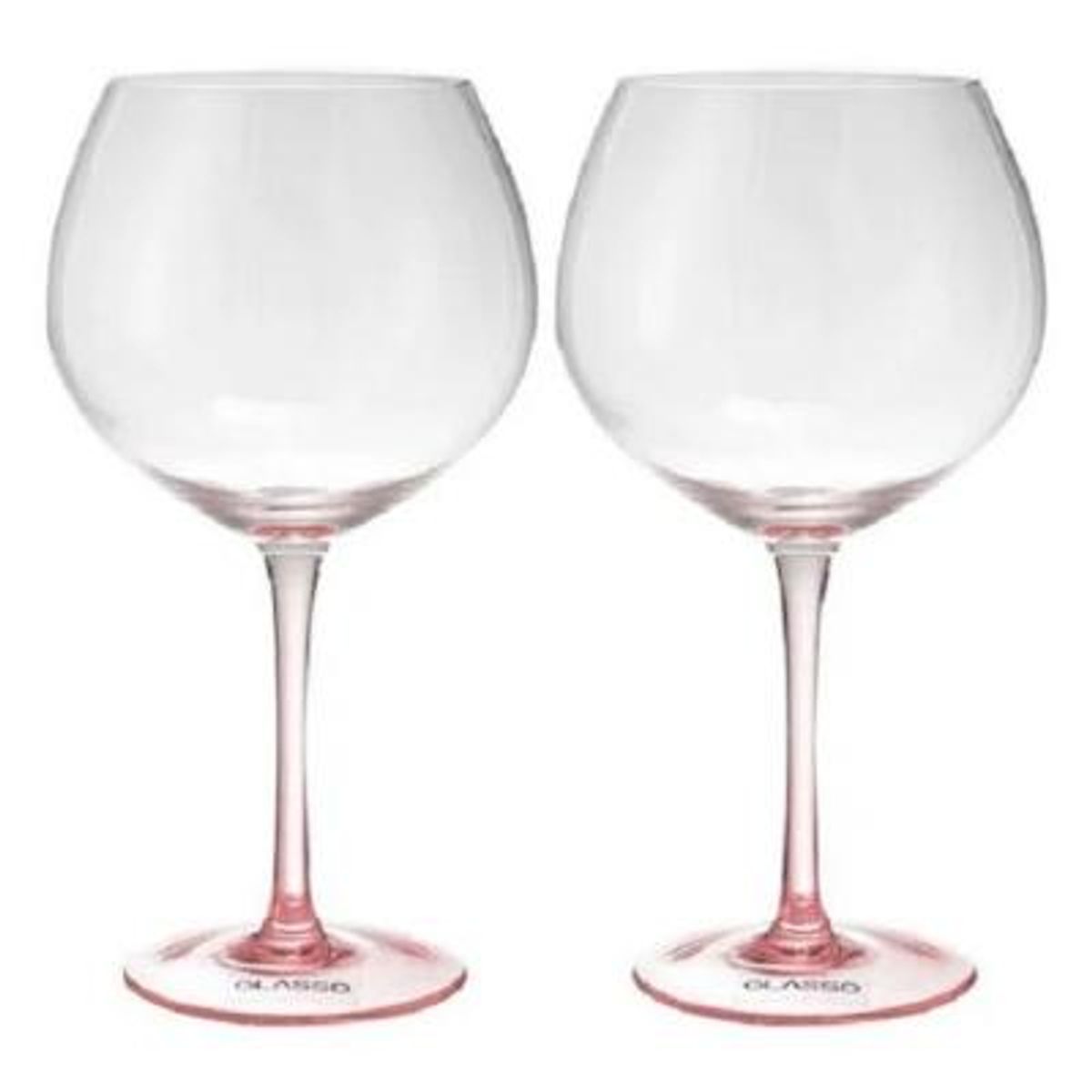 GLASSO - Set 2 Copas Aperitivo Cristal Rosa 640 ml Glasso - Rosa
