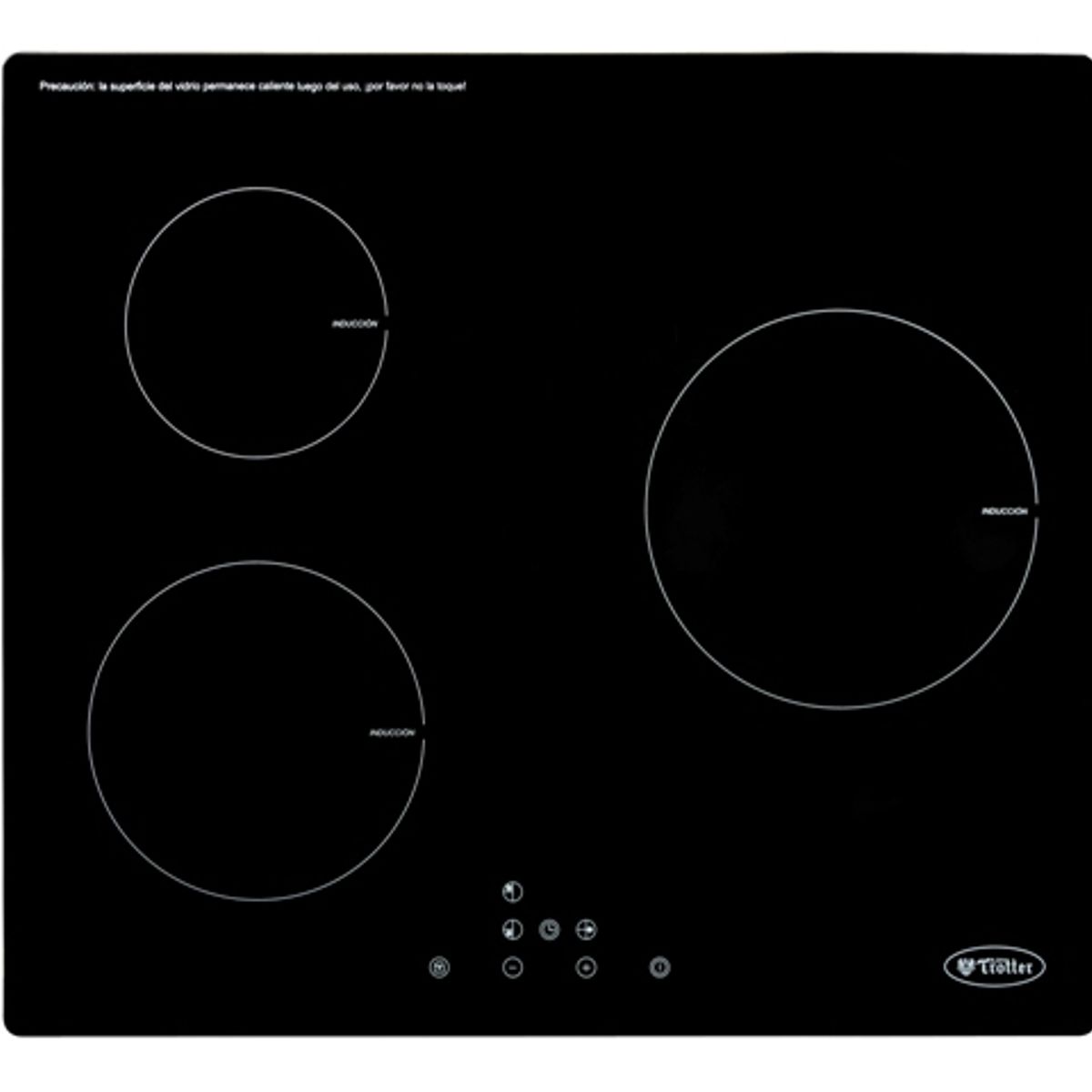 ALBIN TROTTER - Encimera Induktion Eléctrica 3 platos
