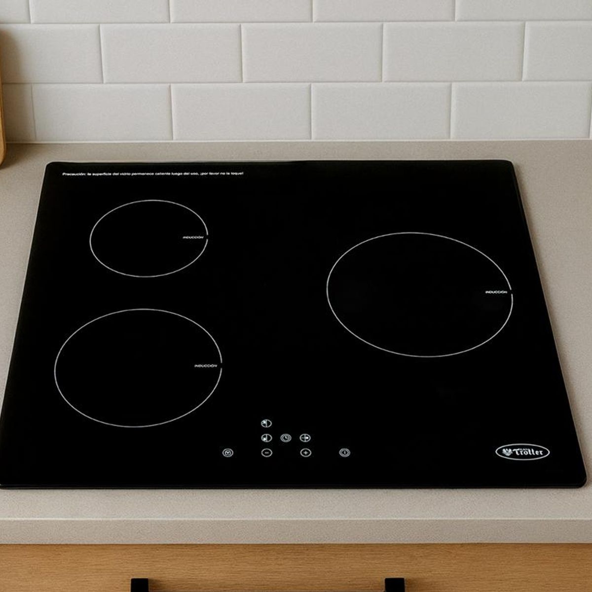 ALBIN TROTTER - Encimera Induktion Eléctrica 3 platos