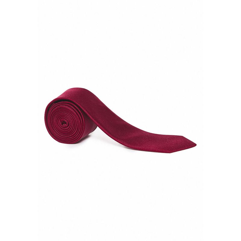 PERRY ELLIS - Corbata Lisa Burdeo Resist Spill Burdeo