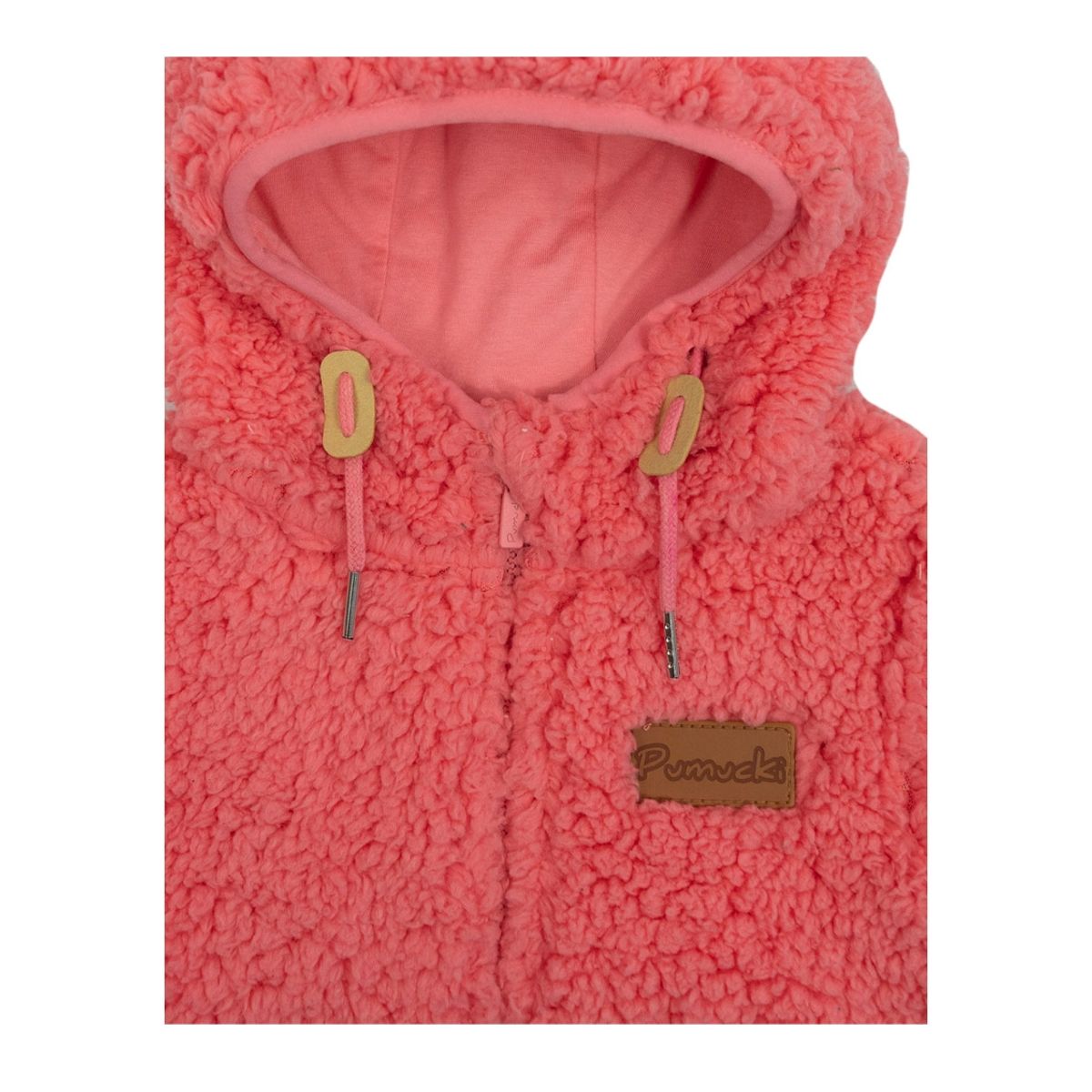 PUMUCKI - Chaqueta Extra Suave De Polar Bebé Niña Rosado Pumucki