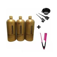 Kit Alisado Keratina 1000ml Peineta Kit Aplicación