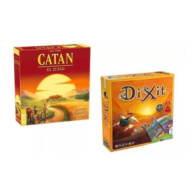 DEVIR - Pack Catan Dixit - Juegos de Mesa - Español…