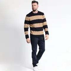 MCGREGOR - SWEATER MANGA LARGA RAYAS CUELLO REDONDO