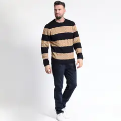 MCGREGOR - SWEATER MANGA LARGA RAYAS CUELLO REDONDO