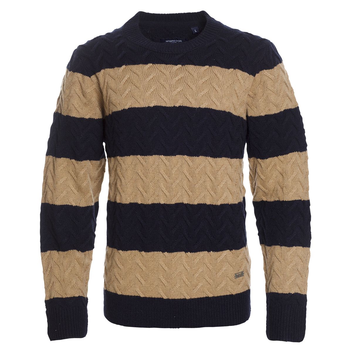 MCGREGOR - SWEATER MANGA LARGA RAYAS CUELLO REDONDO MCGREGOR