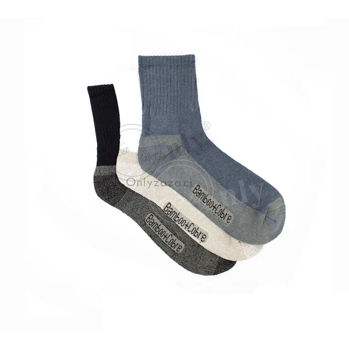 GARSIL - Calcetines Deportivo Con  Bambú  Cobre - Largo Americano Docena
