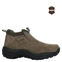LONDON ADIXT - Botin Hombre Khaki Cota