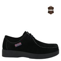 Mocasin de Cuero Unisex Negro Soira