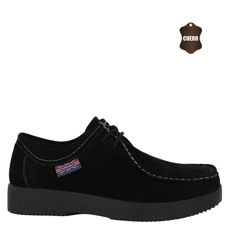 ALQUIMIA - Mocasin Unisex Negro Soira Alquimia