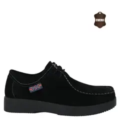 ALQUIMIA - Mocasin Unisex Negro Soira