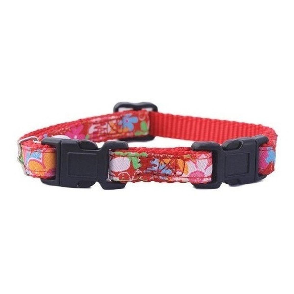 MASCAN - Collar Doble Seguridad Rojo Para Gato Mascan