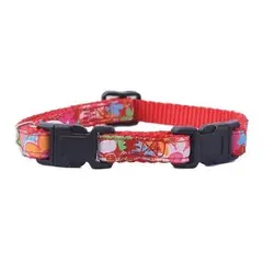 MASCAN - Collar Doble Seguridad Rojo Para Gato